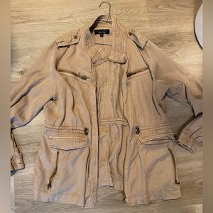 Tan/khaki women’s utility jacket